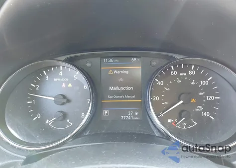 2019 Nissan Rogue Sv z USA, uszkodzony, nr VIN JN8AT2MT2KW268144